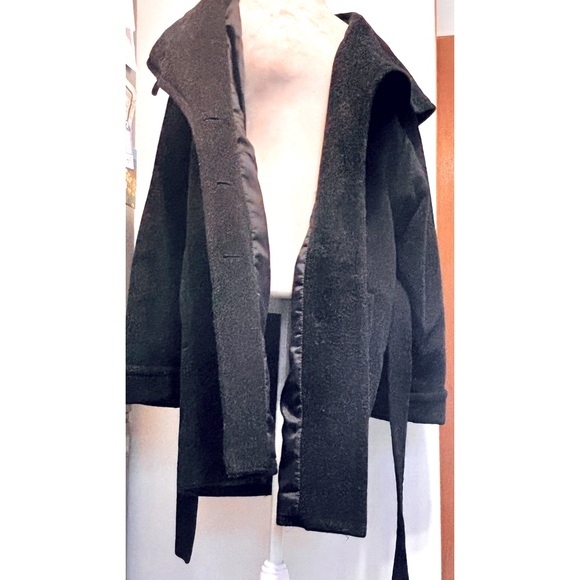 Donnybrook Wool black warm 3/4 coat hood buttons made in Russia-8-LG - Picture 3 of 8